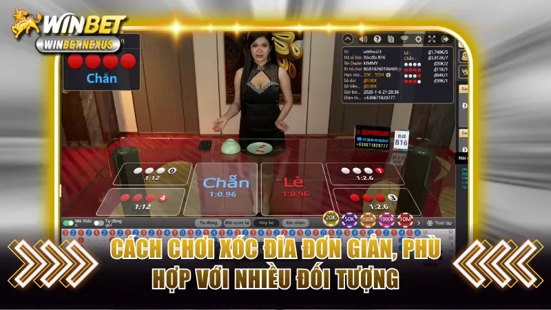 Cách chơi xóc đĩa đơn giản nên phù hợp với nhiều đối tượng 